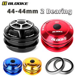 Bike Headsets BLOOKE Bicycle Headset 44mm 2 Bearing Clock 1 18 For Road MTB Bike BMX Integrated Steering Parts For 28.6 Straight Tube Fork 230606