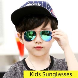 Retro Kids Sunglasses UV400 Brand Designer New Trend Children Sun Glasses Luxury Shades Baby Boys Girls Eyewear Gafas De Sol