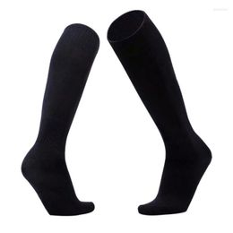 Sports Socks Adult Soccer Football Compression Stocking Solid Children Kids Long Tube High Baseball Hockey