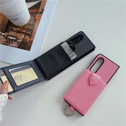 Crossbody Cross Grain Leather Flip Vogue Phone Case for iPhone 14 13 12 11 Pro Max Samsung Galaxy Folding Z Flip3 Flip4 5G Fold3 Fold4 S23 Ultra S22 Card Slot Wallet Shell