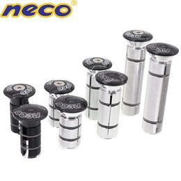 Bike Headsets Neco Bike Headset Stem Top Cap Compression plug Nut Compressor Expansion Fork Steerer Carbon Fibre Cover Long Large Size 230606