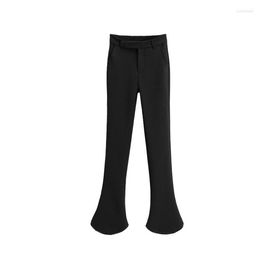 Women's Pants 2023 Women Fashion Flare High Waist Black Slim Ladies Female Trousers Spring Autumn Jeans