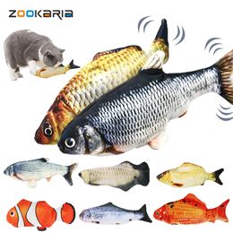 Electronic Cat Toy 3D Fish Electric Simulation Fish Toys for Cats Pet Playing Toy cat supplies juguetes para gatos