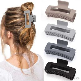Other Frosted Plastic Hair For Women Girls Back Head Hair Shark Clips Large Size Hairpin Crab Barrettes Hair Accessories