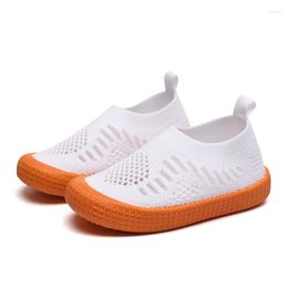 Athletic Shoes Children Casual Kids Sneakers For Toddler Boy Girl White Cut-outs Breathable Sport Running Boys Girls