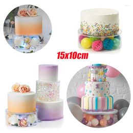 Festive Supplies Clear Acrylic Fillable Cake Stand Tillers Decoration For Baking Tools