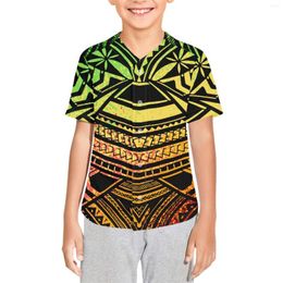 Men's Casual Shirts Polynesian Tribal Pohnpei Totem Tattoo Prints MOQ 1pcs Each Custom Teamwear Top Jersey Boys Baseball Beach Party Tee