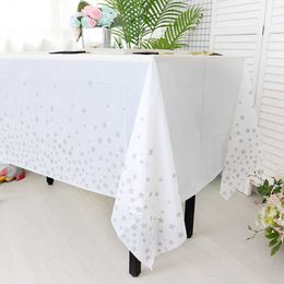Table Cloth Table cloth decorate children table decoration dessert one-time party plastic rectangular table R230605