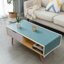Table Cloth Nordic Solid Colour Coffee Tablecloth Living Room Tea Household TV Cabinet Dust Cover Towel