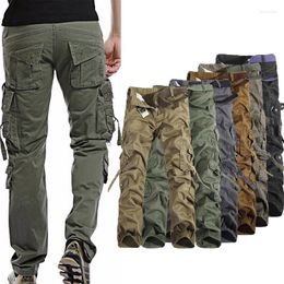 Men's Pants 2023 Cargo Army Trousers City Military Tactical Men SWAT Combat Many Pockets Cotton Wear Resistant Joggers