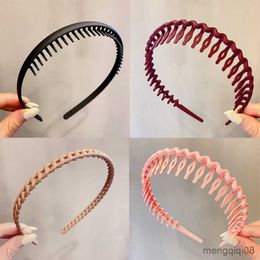 Other Hair Female Headband Girls Frosted Serrated Hair Accessories Toothed Hairband Pressing Hair Head Hair Strap