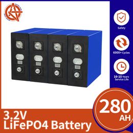 Grade A 3.2V Lifepo4 Battery 280AH Rechargeable Lithium Iron Phosphate Battery DIY 12V 24V 48V Solar Cell For Golf Cart EV