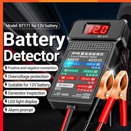 New Car Battery Tester 12V LCD Digital Auto Battery Cranking Charging Circut Tester Battery Checker Analyzer Tool