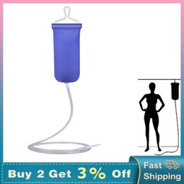 Care 1.6L/2L Protable Enema Bag Kit Reusable Vaginal Anal Washing Silicone Water Colon Cleansing Enteroclysm Detoxified Bowel Bags