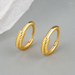 Hoop Earrings KOFSAC Circle For Women Trendy 925 Sterling Silver Jewelry Simple Personality Geometric Earring Lady Accessories