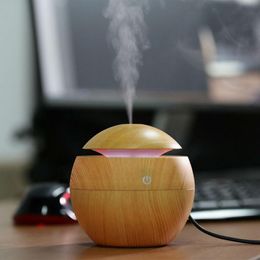 Humidifiers USB Aroma Humidifier ESSential Oil Diffuser Ultrasonic Cool Mist Humidifier Air humificador With 7 Colour Change air humidifier