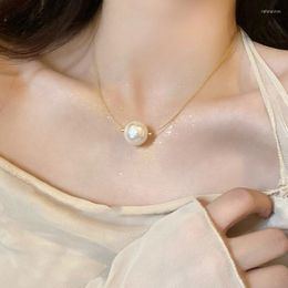 Choker Arrival Fashion Women Classic Light Luxury Large Pearl Necklace Simple Elegant Female Jewelry