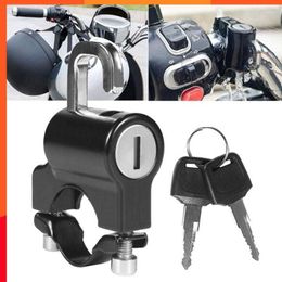 New Motorcycle Helmet Lock Anti-Theft Bicycle Helmet Security Locks with 2 Keys and Installation Tool