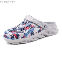 Unisex Summer Outdoor Sandals Men Fashion Platform Slippers Women Beach Eva Sole Slide Sandal Clogs L230518