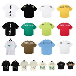 Designer Mens T Shirts Women Designers palm angel shirts Tees Apparel Tops Man Casual Chest Letter angles Shirt Luxurys Clothing Street Shorts Sleeve Clothes