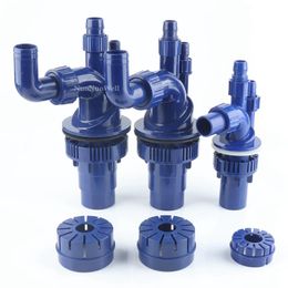 Tools 3 Types Hiquality Aquarium Fish Tank Bottom Filter Pipe Fittings 4Way Overflow Pipe Connectors Aquatic Pets Water Clean Tools