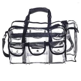 Seesäcke, Vinyl-Außentaschen, großer Taschentuchhalter, Kosmetiktasche, Make-up, transparent, für Reisen