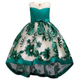 Girl's Dresses Girls Dress kids Embroidery Elegant Pageant Party Princess for clothes christmas costumes children Toddler girls 230606