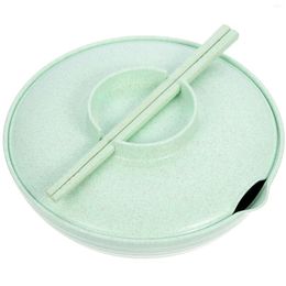 Bowls Instant Noodle Bowl Chopsticks Congee Serving Multifunction Kitchen Gadget Wheat Fibre Rice Container Household Porridge