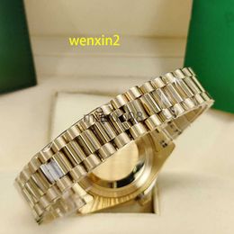 Other Watches Classic men's watch luxury 44mm mechanical automatic stainless steel bezel large drill full drill dial Roman numerals J230609