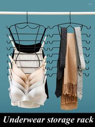 Hangers Space-Saving And Multifunctional Bra Storage Rack For Wardrobe Wall Women's Slings Scarves Ties