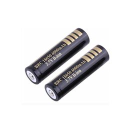 High quality 18650 4000mAh 3.7v flat head /pointed lithium battery can be used for electronic products such as bright flashlight.