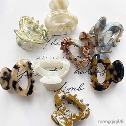 Other Women Leopard Hair Small Hair Chic Barrettes Crab Hairpins Styling Clips Girls Lady Headwear Hair Accessories