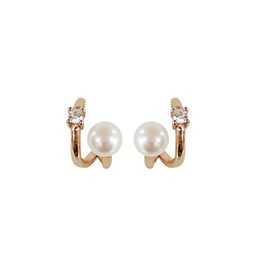 Dangle Chandelier Cute Pearl Studs Hoop Earrings For Women Gold Colour Eardrop Minimalist Tiny Hies Hoops Wedding Fashion Jewellery D Dheo2