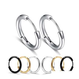 Hoop Huggie Stainless Steel Earrings Women Mens Earings Ear Rings Will And Sandy Fashion Jewellery Drop Delivery Dhowz