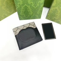 Designer Bag Mens Wallet Short Small Purse Double G Leather Women Card Holder Men Coin Purse Luxury Wallets