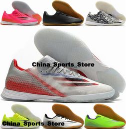 Soccer Cleats Football Boots Soccer Shoes Size 12 Indoor Turf X Ghosted IC IN Soccer Boots Us 12 Mens Us12 Black X-Ghosted Sneakers Eur 46 botas de futbol Soccer Cleat