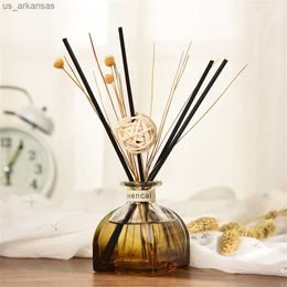 35ml Flower Rattan Reeds Fragrance Diffuser Non-fire Sticks Diffuser Home Room Aromatic Incense Diffuser Relaxing Fragrance L230523