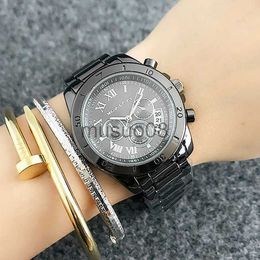 Other Watches Brand Quartz wrist Watches for women Girl 3 Dials style Metal steel band Calendar Watches M59 J230606