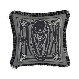 Luxury Luxury Embroidered Cushion Covers Velvet Tassels Pillow Case Home Decorative European Sofa Car Throw Pillows 2023070949