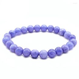 Charm Bracelets 6mm 8mm 10mm Purple Lavender Beaded Round Beads Stretch Bracelet Bangle Yoga Women Girl Wrap Jewellery