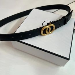 French belt box business letter fashion leather casual jeans belt men's and women's luxury belt buckle