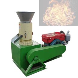 Biomass Wood Pelletizer Fuel Pellet Pressing Extruding Machine Maker