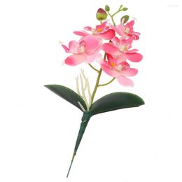 Decorative Flowers Phalaenopsis Artificial Flower Table Weddings Without Pot Fake Plant Fencing Festivals Floral Tributes Gardens