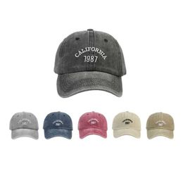 Ball Caps 2022 cotton letter embroidered baseball adjustable outdoor male and female snapshot cap G230606