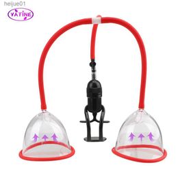 Breast Pump Enlargement For Women Vaginal Pumping Sucking Nipple Sucker Clitoral Suction Sex Toys Female Masturbator Erotic Set L230518