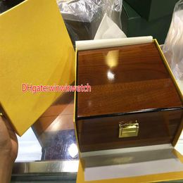 top grade Whole gift luxury Wood watch boxes with PU pillow watch packaging239S