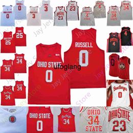 coe1 Ohio State Buckeyes Basketball Jersey NCAA College Kyle Young Wesson E.J. Liddell Brown III Zed Key Russell Justice Sueing Justin Ahrens Joey Brunk