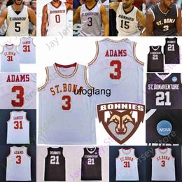 coe1 St. Bonaventure Bona Bonnies Basketball Jersey NCAA College Kyle Lofton Dominick Welch Osun Osunniyi Adams Jaren Holmes Abdoul Karim Coulibaly Linton Brown