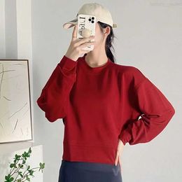 Yoga Long Sleeve Oversized Swiftly Tech Girl Jogging Loose T-Shirts Bodybuilding Round Neck Tops Womens Sports Tee Shirt Full Outdoor Workout