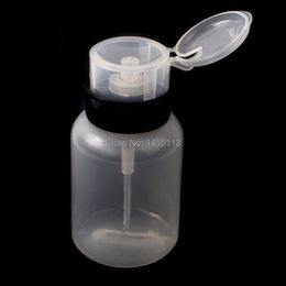 Nail Treatments Portable 200ml Art Pump Dispenser Polish Remover Cleaner Empty Bottle Makeup Plastic 230606